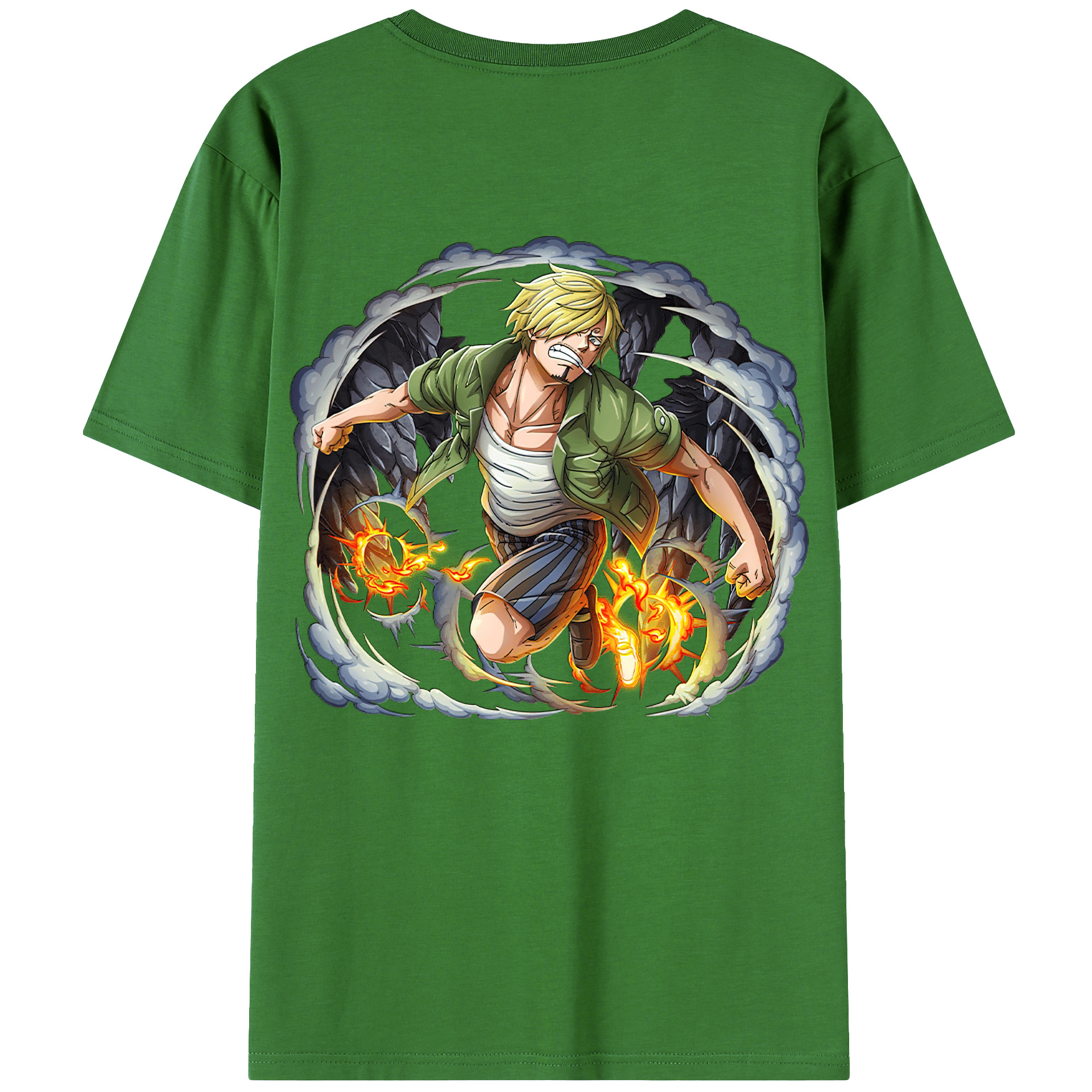 （画像用） ワンピース サンジ ONE PIECE Sanji レディース半袖Tシャツ(バックプリント)